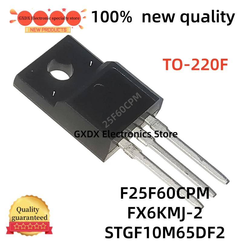 10-20 units 100% new F25F60CPM 25F60CPM FX6KMJ-2 STGF10M65DF2 G10M65DF2 TO-220F