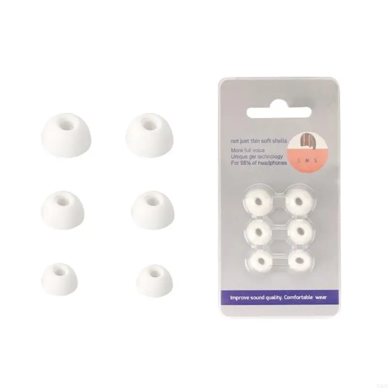 

N0HE Compatible for Nothing Ear (2) (1) Earphone In-Ear Eartips Buds Cover Ear Tips Pads Noise Reducing Case 6x