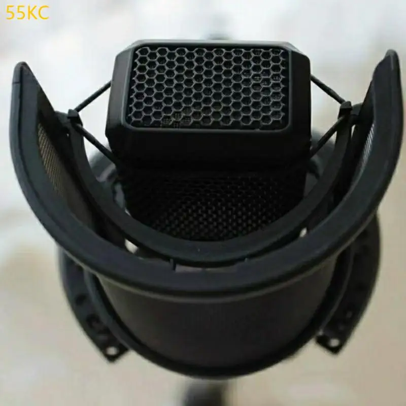 Filtro população 55kc Tela popping Microphone com Microfone Microfone Microfone Popping Shield Windscreen para gravar