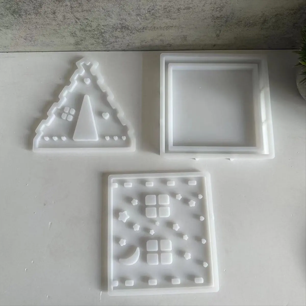 

*BAAY формы для подсвечников, силиконовые полые звезды и луна, декор дома, силиконовая форма, форма для кемпинговой палатки, подсвечника, ароматерапия