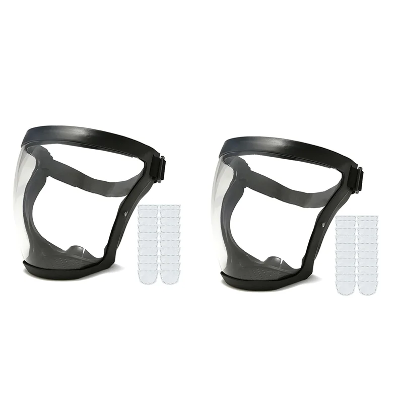 2X Anti-Dust & Fog-Resistant Face Shield,Tooltak Anti-Dust & Fog-Free Face Shield,Anti-Fog Protective Full Face Shields,Requisit