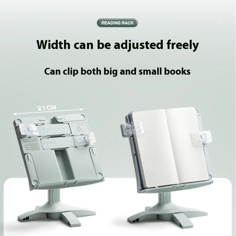 Adjustable Kids Book Stand - Foldable Reading Rack for Students - Multi-Functional Desktop Book Holder for Study & Reading