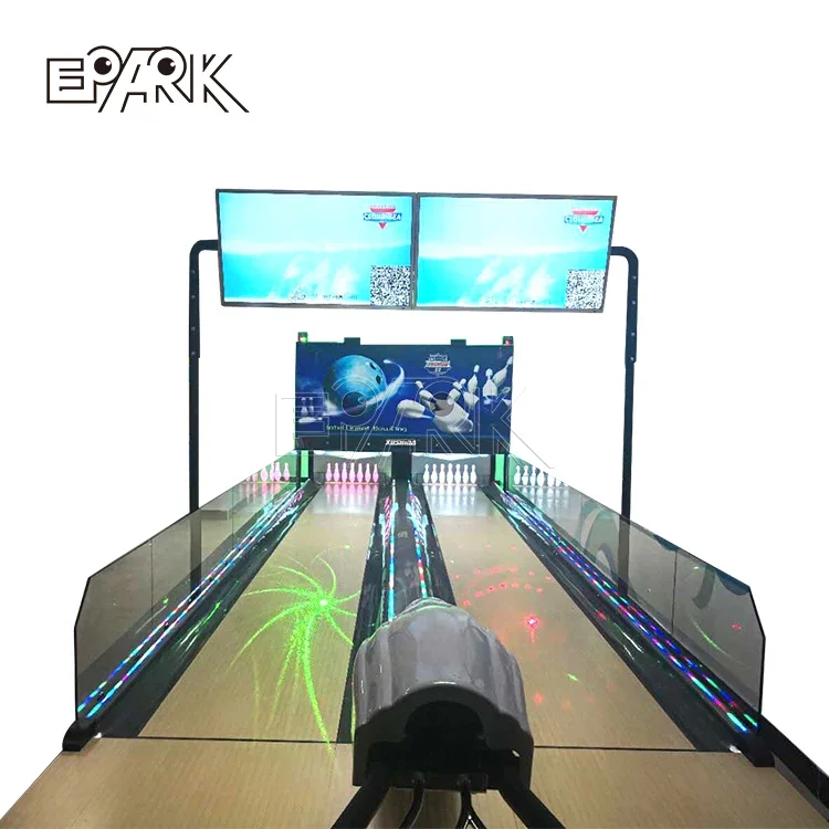 Electronic Scoring  Large Bowling Ball Lane Bowling Game Coin operated Cricket Bowling Machine