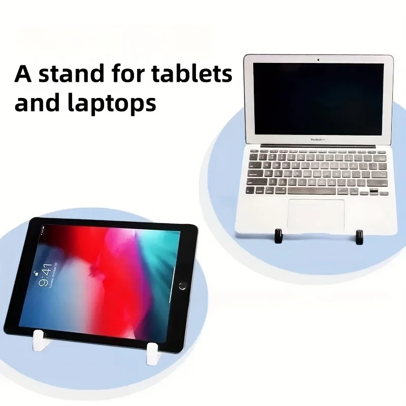 Heavy-Duty Collapsible Aluminum Alloy Tablet Stand with Multi-Angle Adjustment - Heavy-Duty Construction, Lightweight & Portable
