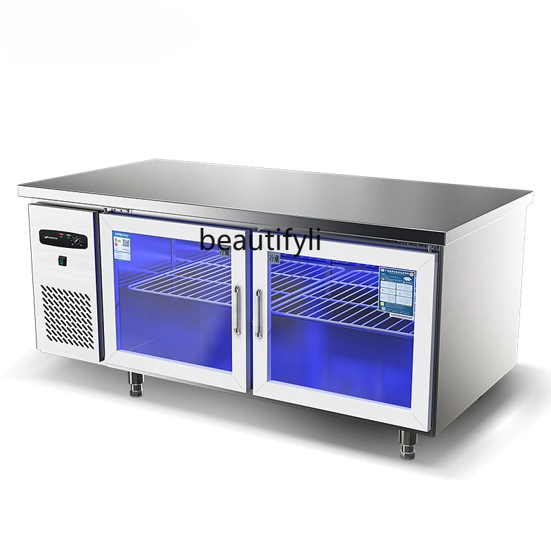 

Refrigerated workbench Commercial freezer Freezer Water bar Flat freezer Kitchen console