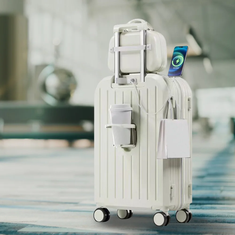 

12 20 24 Inch Large Capacity Luggage Set with Spinner Wheels 3 Pieces Carrier Zipper Trolley Luggage Bag Case TSA-Approved Lock