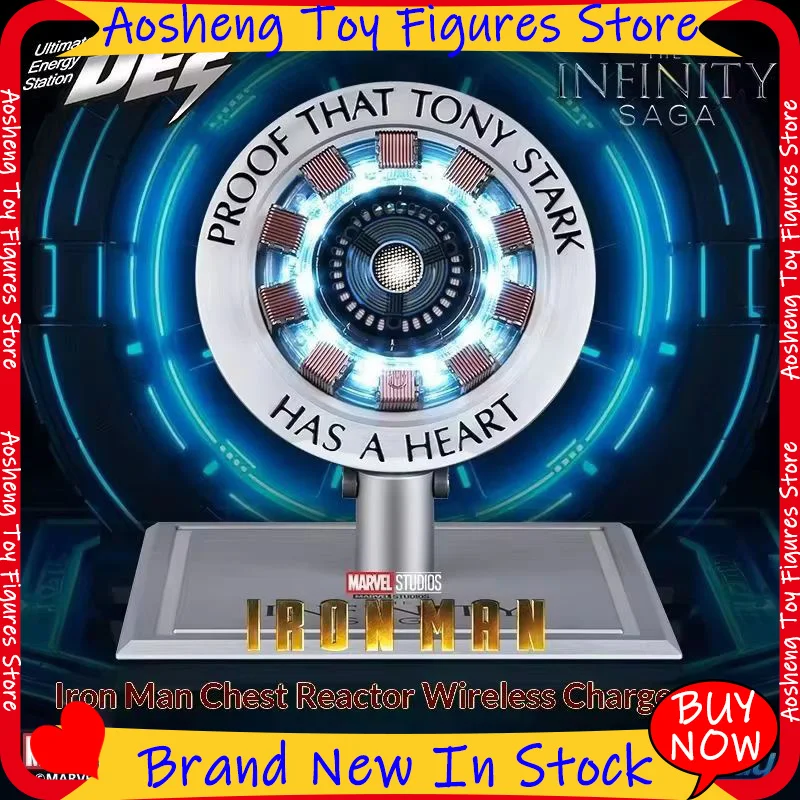 

Hot Genuine Killerbody Marvel Iron Man Alloy Base Wireless Magnetic Charger Stable Performance, Exquisite Craftsmanship Gift