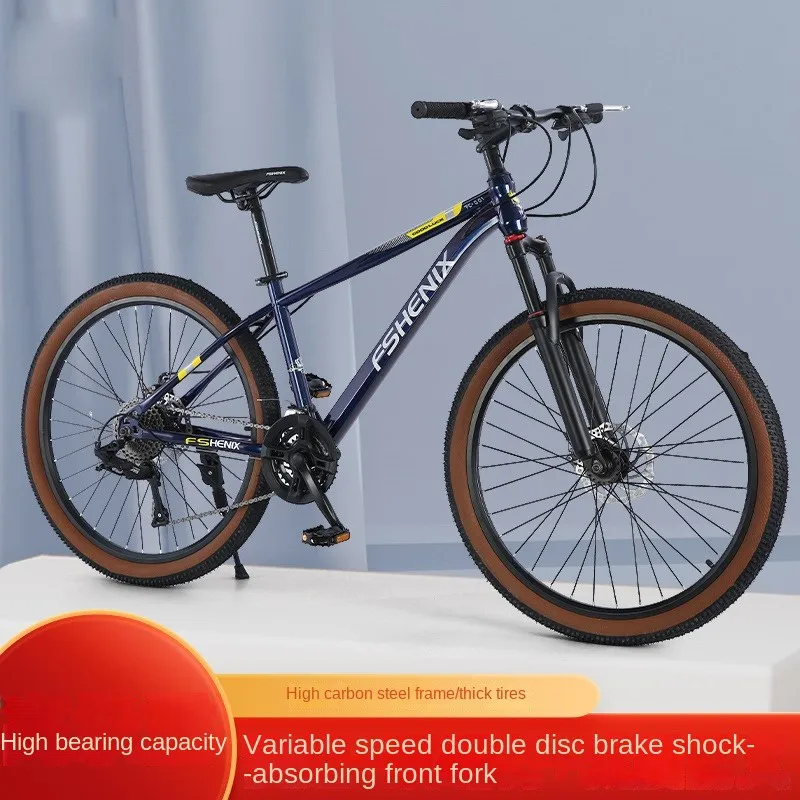 24-26 Inches Mountain Bikes 27 Speed Mountain Bike Shock-absorbing Disc Brake Student Bike Children\'s Bike Road Bicycle Mtb 2024