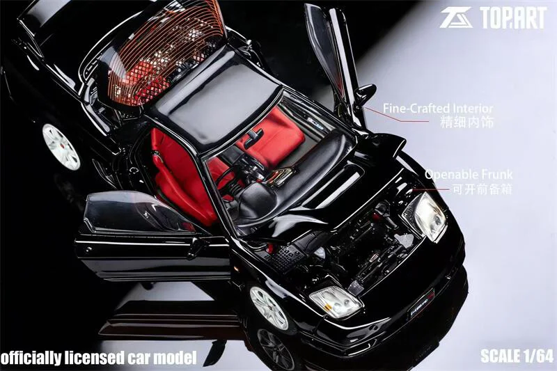 

Topart 1:64 NSX-R 2002-05 NA2 Piano Black Diecast Model Car