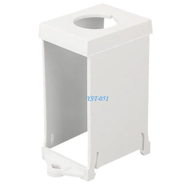 E15A 22 mm Button Component DIN Mount Support, Plastic Fit Part for Control Cabinets and Equipment Enclosure Installation