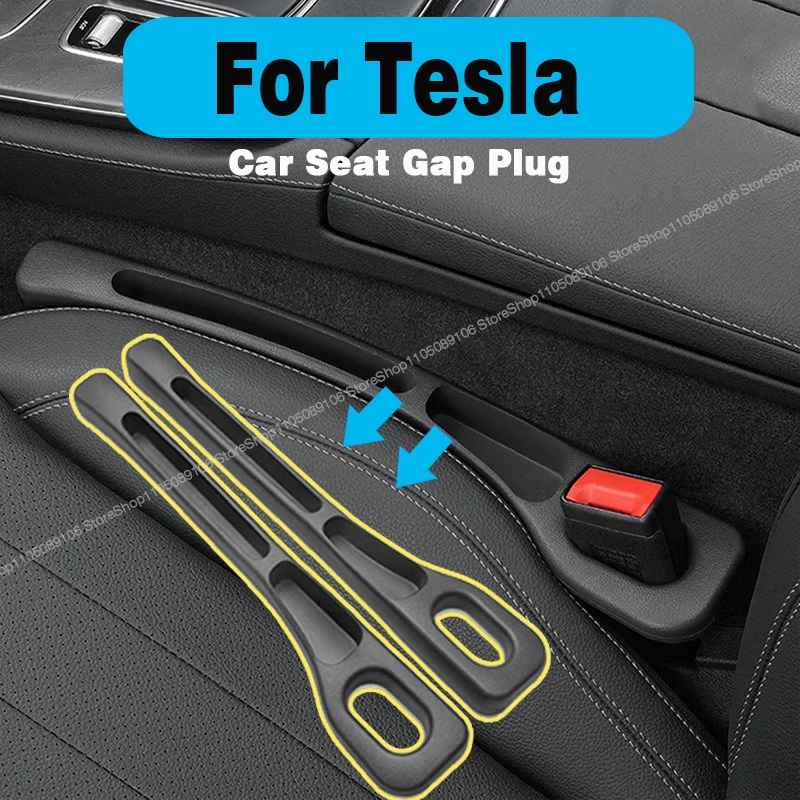 

Car Seat Gap Filler Between Seats Crevice Interior Decoration Accessories For Tesla MODEL 3 S X Y Cybertruck Semi Toadster