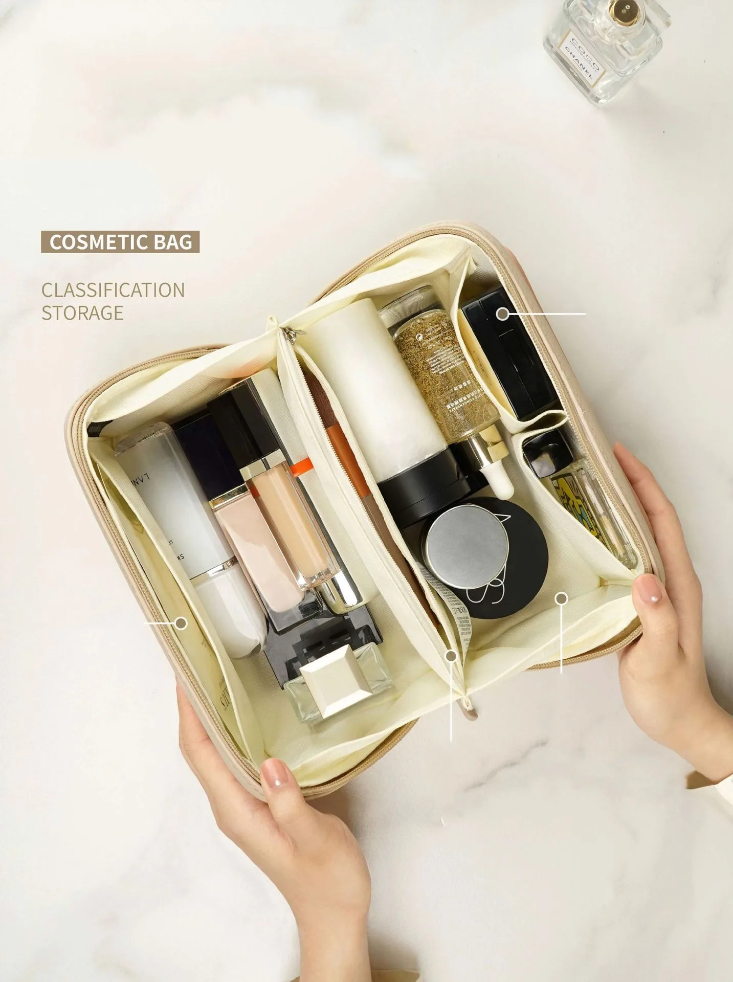 2024 Fashion EVA Makeup Bag Portable Girl Storage Bag Time Capsule Travel Cosmetics Lipstick Storage Bag