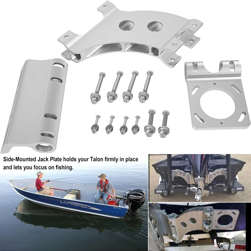 1810340 Talon Side Mounted Jack Plate Adapter Bracket Talon Shallow Water Anchor Adapter Mounting Bracket