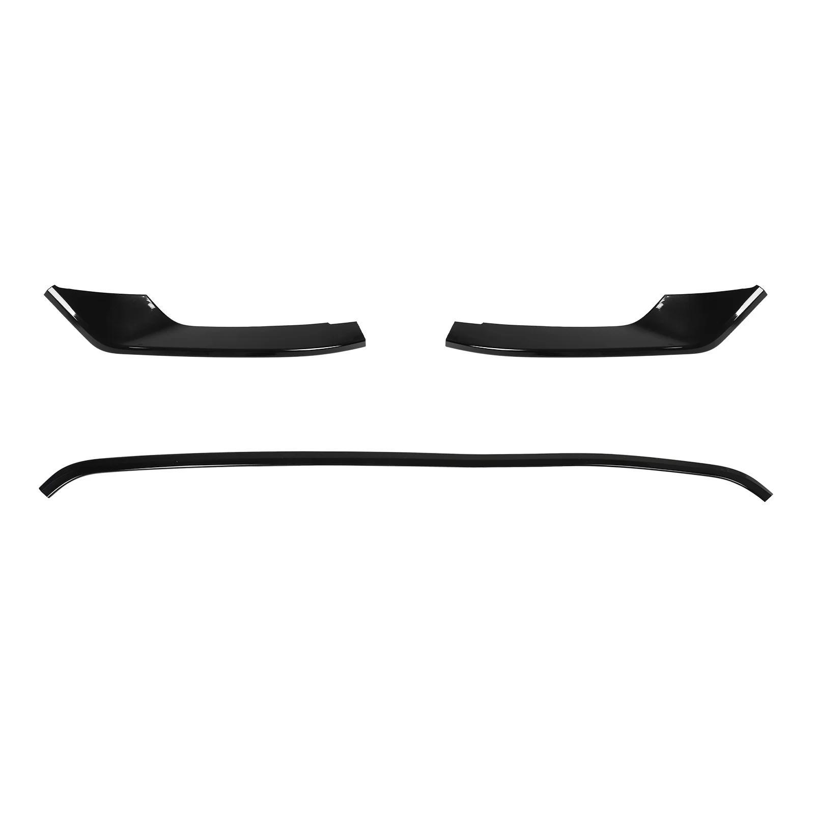 Gloss Black Front Lower Bumper Grille Cover Trim Grill Frame Strip Replacement For Kia Carnival KA4 2021