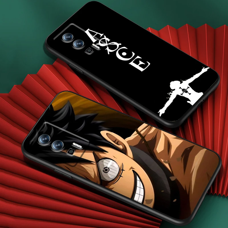 Anime O-Ones P-Pieces Cartoon For Xiaomi Redmi 9A 9C 9AT 10C 9 9T 10 12C 13C A3 12 K60 A1 K50 K40 5G Black Soft Phone Case