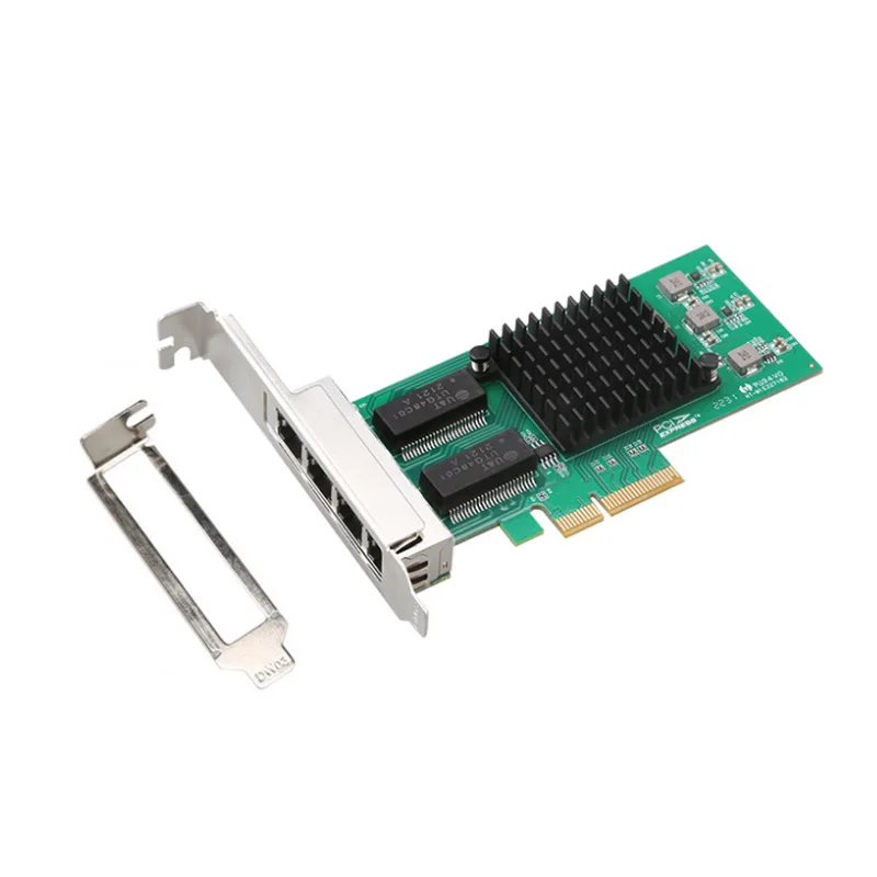 Para desktop rápido ethernet jogo pcie cartão pci-e para ethernet RJ-45 lan adaptador pcie servidor gigabit adaptador de placa de rede cartão lan