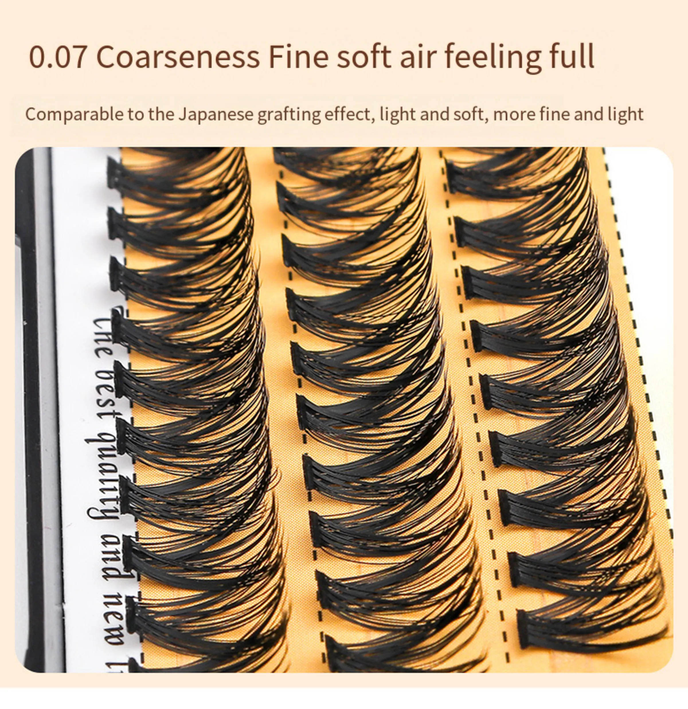 High Quality 60 Bundles Individual Cluster Makeup Individual Cluster Eye Lashes False Eyelashes