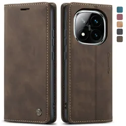 For Xiaomi Redmi Note 15 14 Pro Plus 5G Luxury Case Magnet Leather Card Book Funda Mi Phone Redmi Note14 14s 15 Pro + Flip Cover