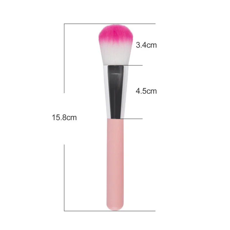 แปรงแต่งหน้าเดี่ยวสำหรับผู้เริ่มต้น แปรงปัดแก้ม แปรงแป้ง แปรงรองพื้น แปรงซ่อมแซม แปรงรองพื้นแบบแบน แปรงเครื่องมือ