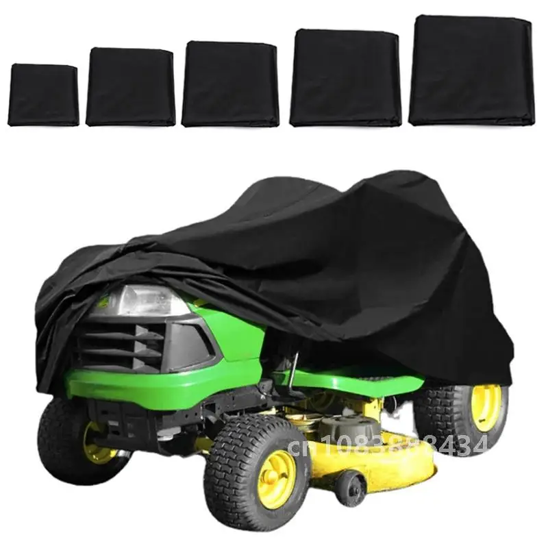 210D Oxford Cloth Lawn Mower Cover UV Protection Snow Blower Dust Cover Outdoor Garden Sunscreen Tractor Protection Covers