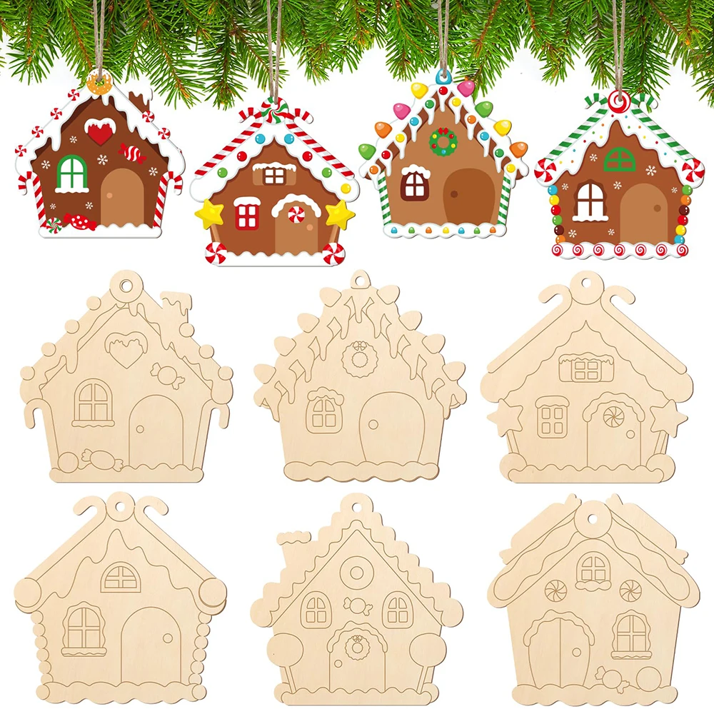 6pcs/set Gingerbread House Woo - Home Fragrance Gingerbread ulasan dan harga