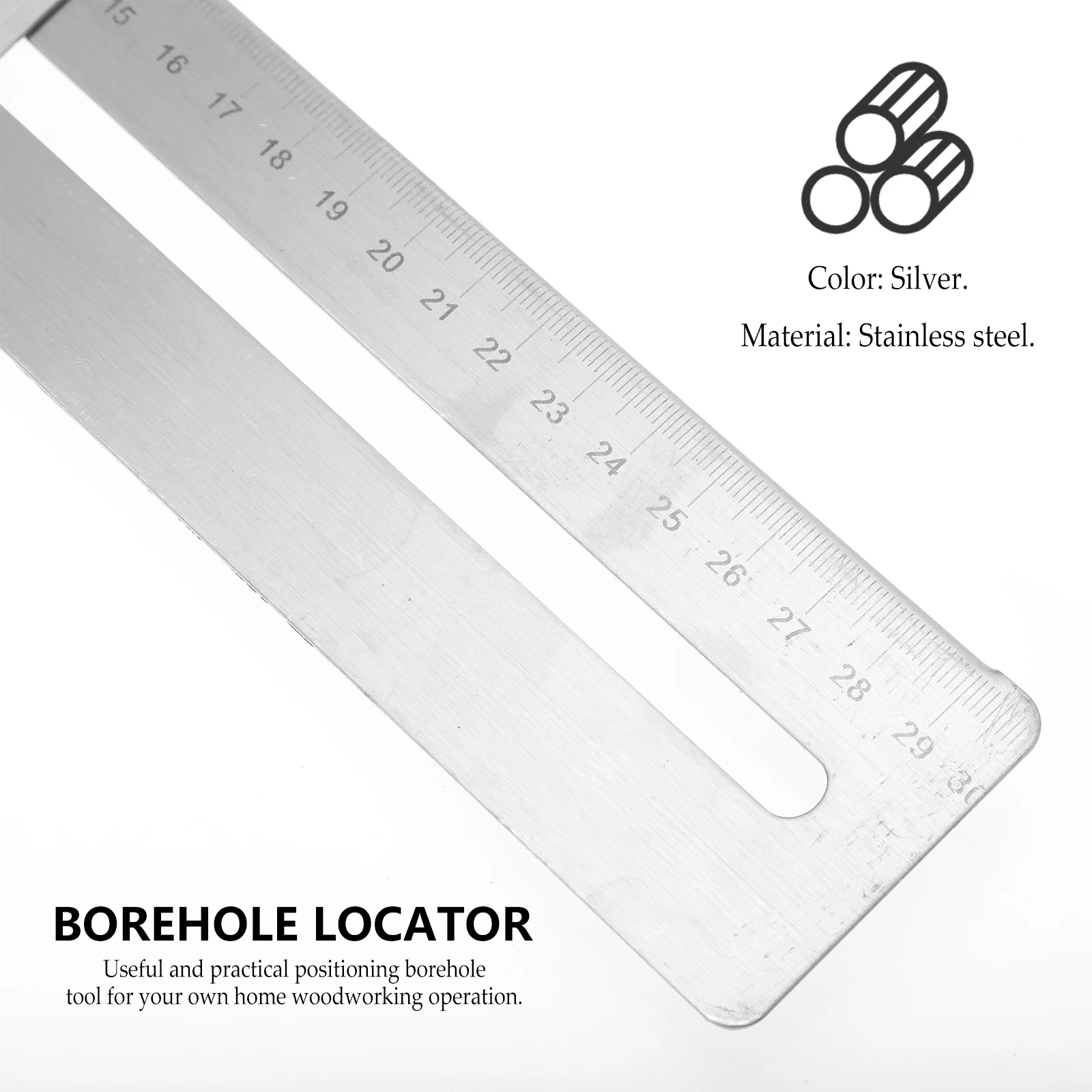 

Flexible Positioning Drilling Tool For Tile Marble Borehole Locator Jig Lightweight Portable Woodworking Accessory Instrument