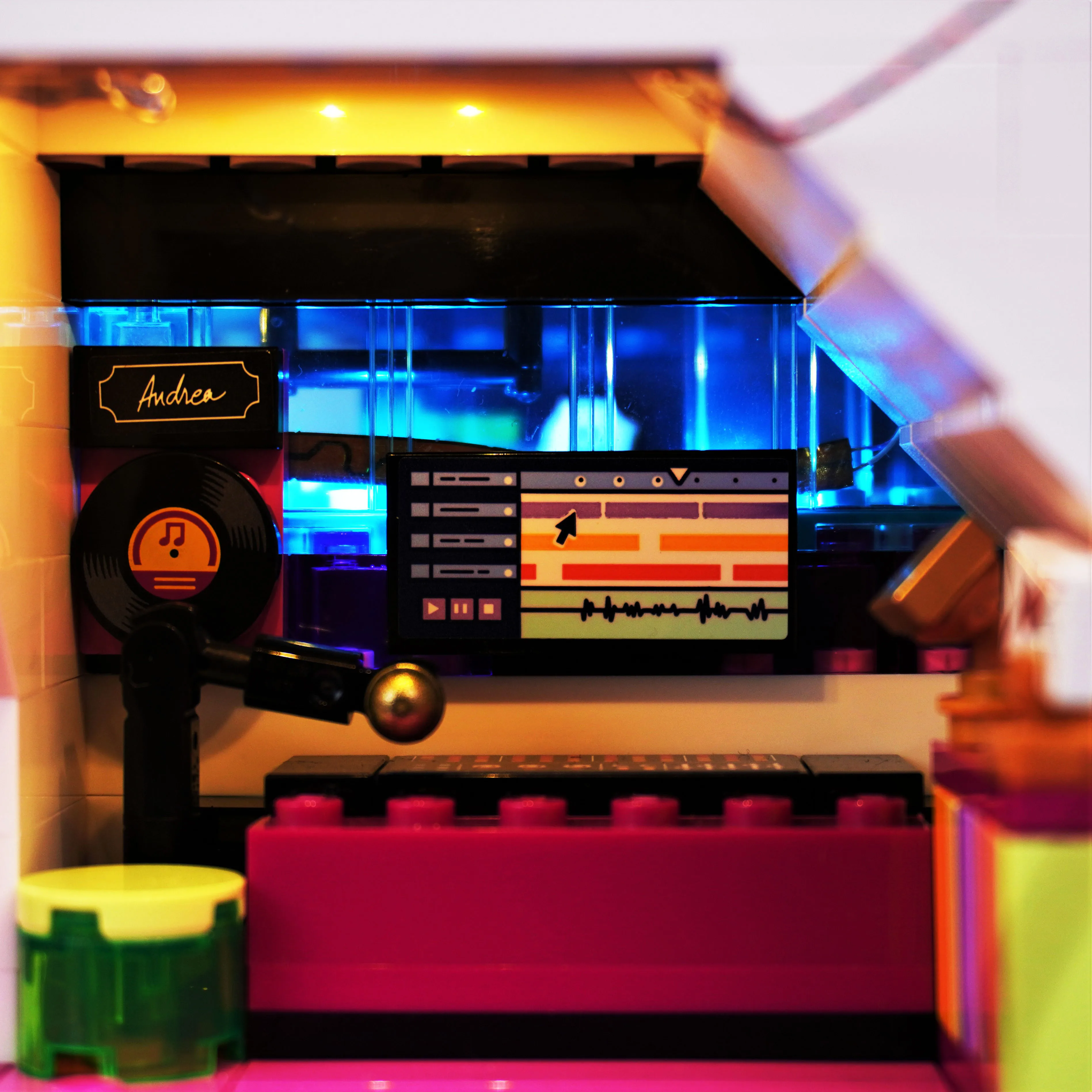 Kit de luz led diy, kit de construção de villa de luxo, conjunto de luz remota para modelo de casa moderna 42639 (somente luzes)