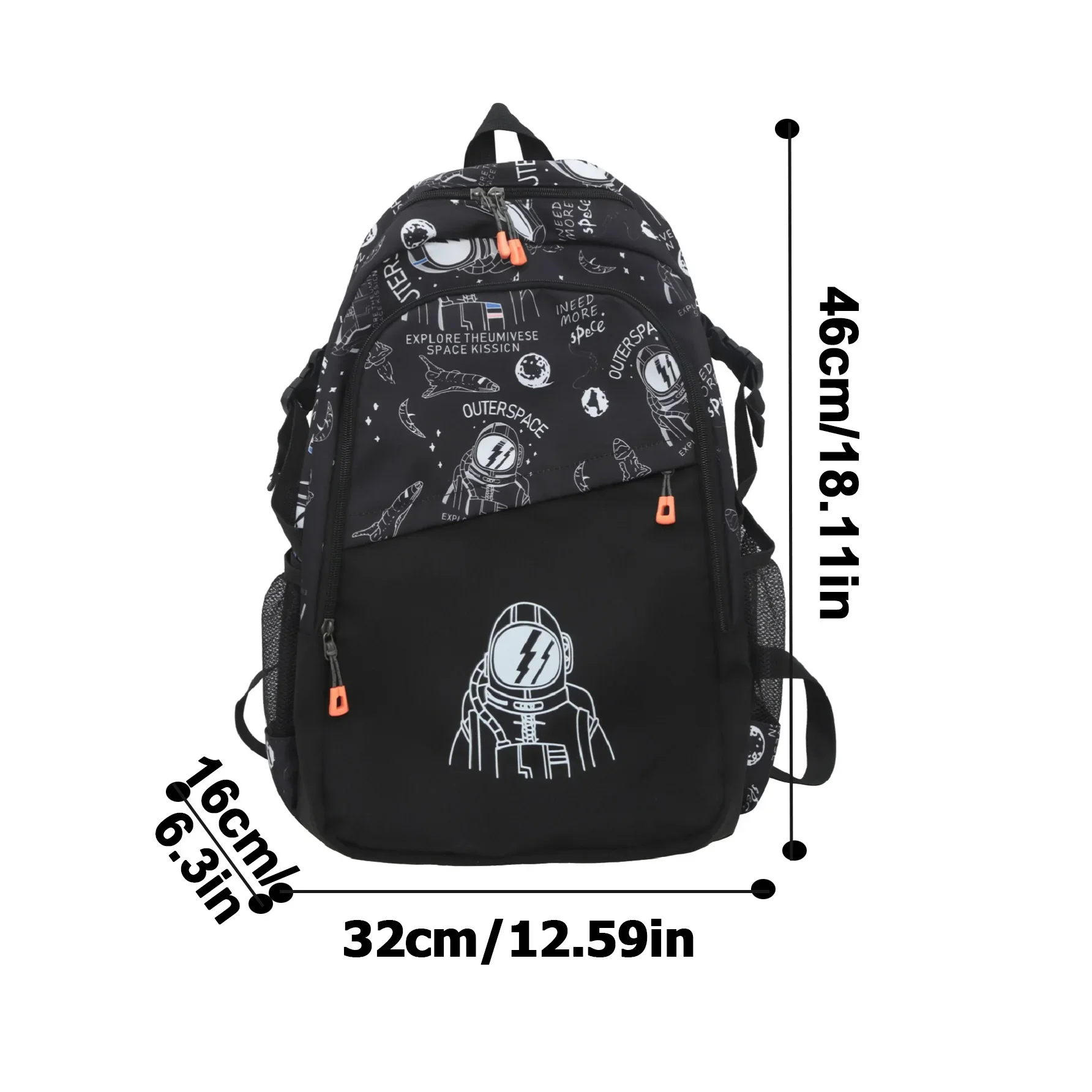 Personalized campus backpack, waterproof training mountaineering backpack, neutral classic backpack