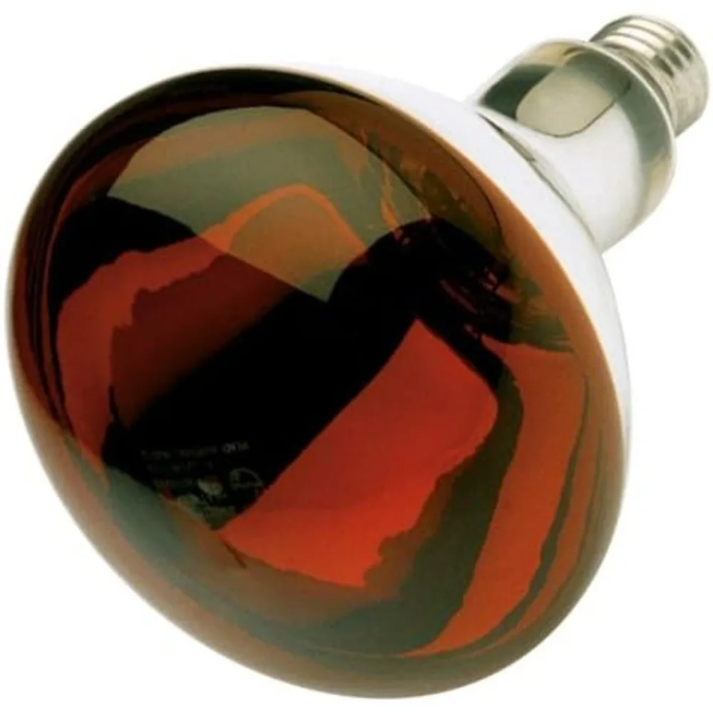 

250W Red Infrared Heat Lamp Bulb Medium Base E26 E27 Weatherproof 6 Pack