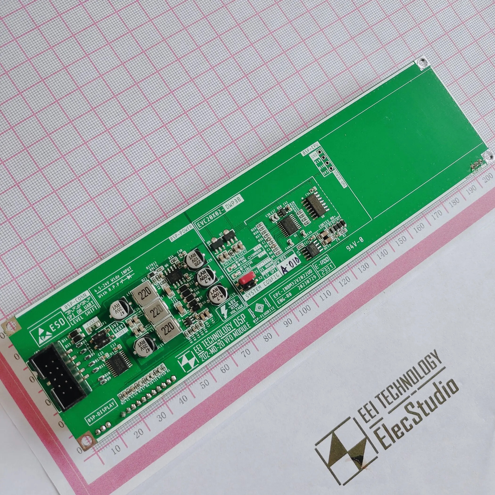 7.87-inch VFD Display Module (VFD2002) Secondary Chassis Screen AIDA64 Performance Monitor
