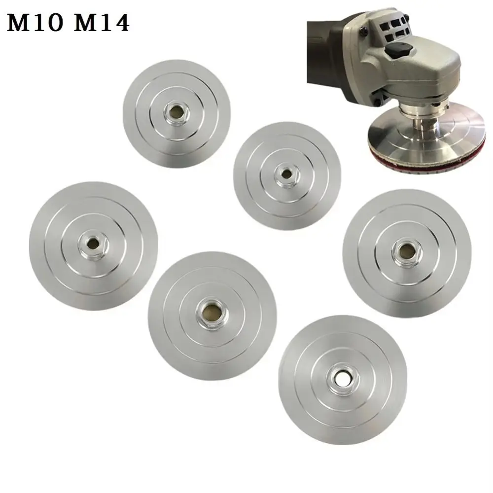 

3/4 Inch Sanding Disc Backing Pads Aluminum Base M14 M10 Polishing Grinding Disc Backing Holder Self-adhesive Hook Loop