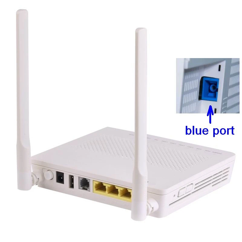 Brand New  HG8145V5 EPON ONU GPON ONU XPON 5V5 Modem Router Blue port English Firmware with WIFI