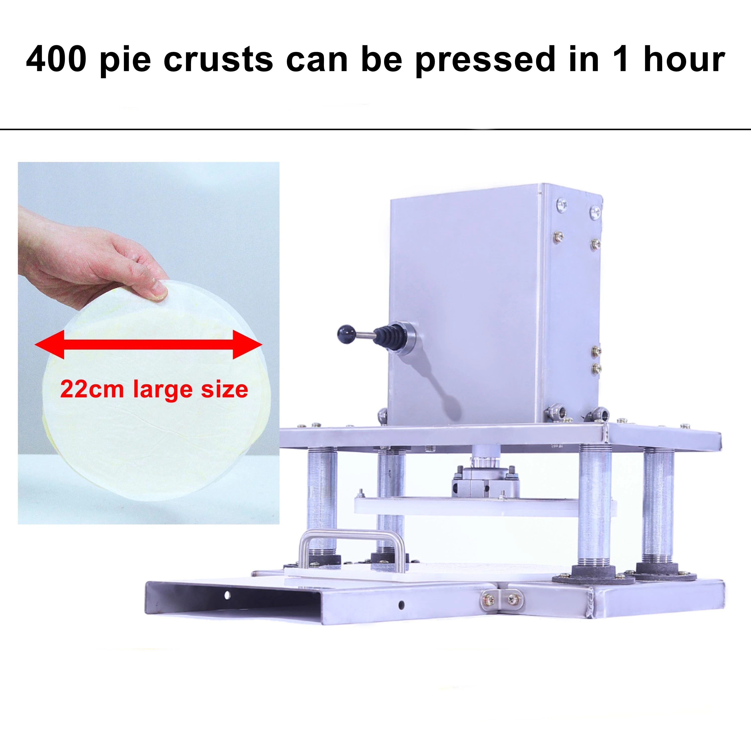 Electric cake press commercial hand-grabbing cake pressing machine flattening machine pressing dough tortilla burning artifact