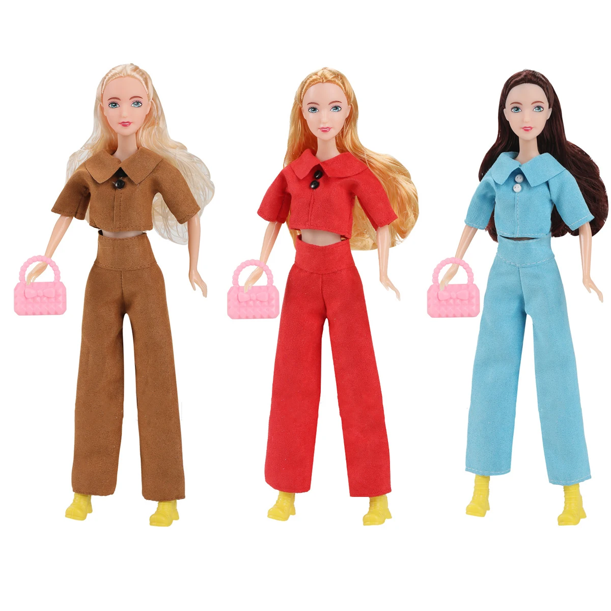 

New Style 1/6 30cm Doll Toy Hand Jointed Doll Fashion Set Gold Hair Beautiful Makeup Girl Doll Kids Toy Collector Perfect Gift