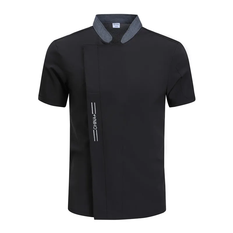 Casaco Chef branco para homens e mulheres, roupas de trabalho, uniformes, camisa, roupas de cozinha, uniformes do hotel, restaurante ocidental, restauração, garçom