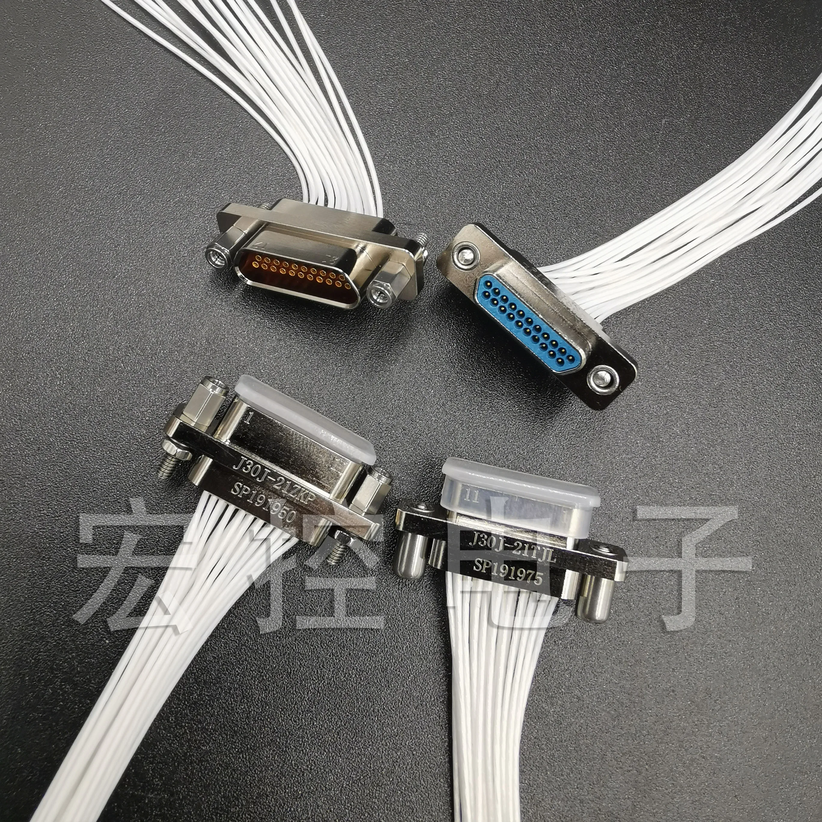 J30J-21TJL J30J-21ZKP 21 Pin Plug Socket J30J-21zkw-j TJ/ZK