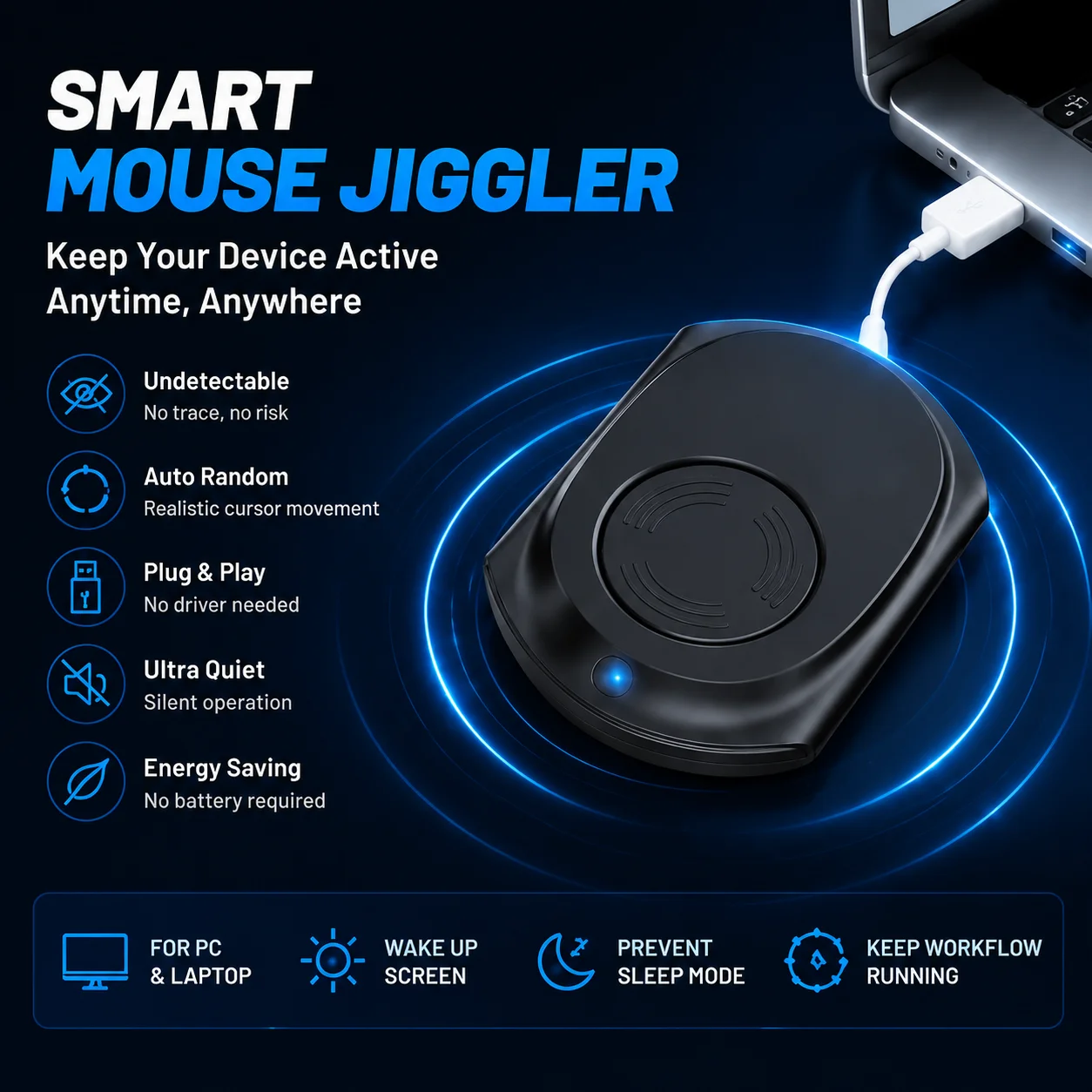 Mouse Mover-apparaat Niet-dete - Auto Mouse Mover recensie en prijs