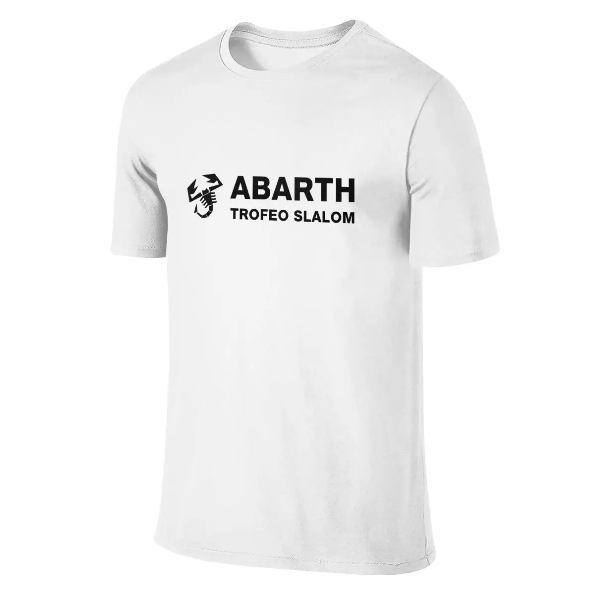 Abarth Trofeo Slalom T-Shirt Cotton Top Solid T Shirts Tops Tshirts