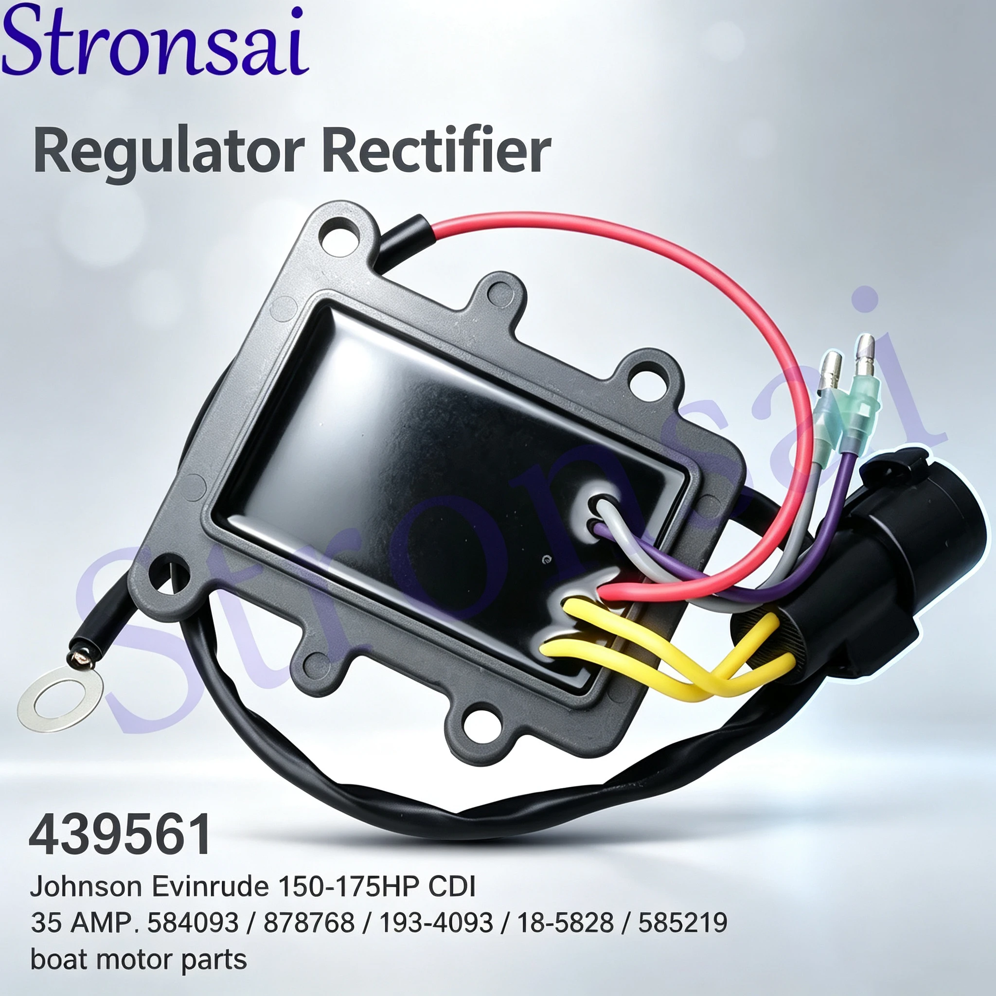 Boat Engine Regulator Rectifier 439561 For Johnson Evinrude Outboard 150-175HP CDI 35AMP Replacement Parts