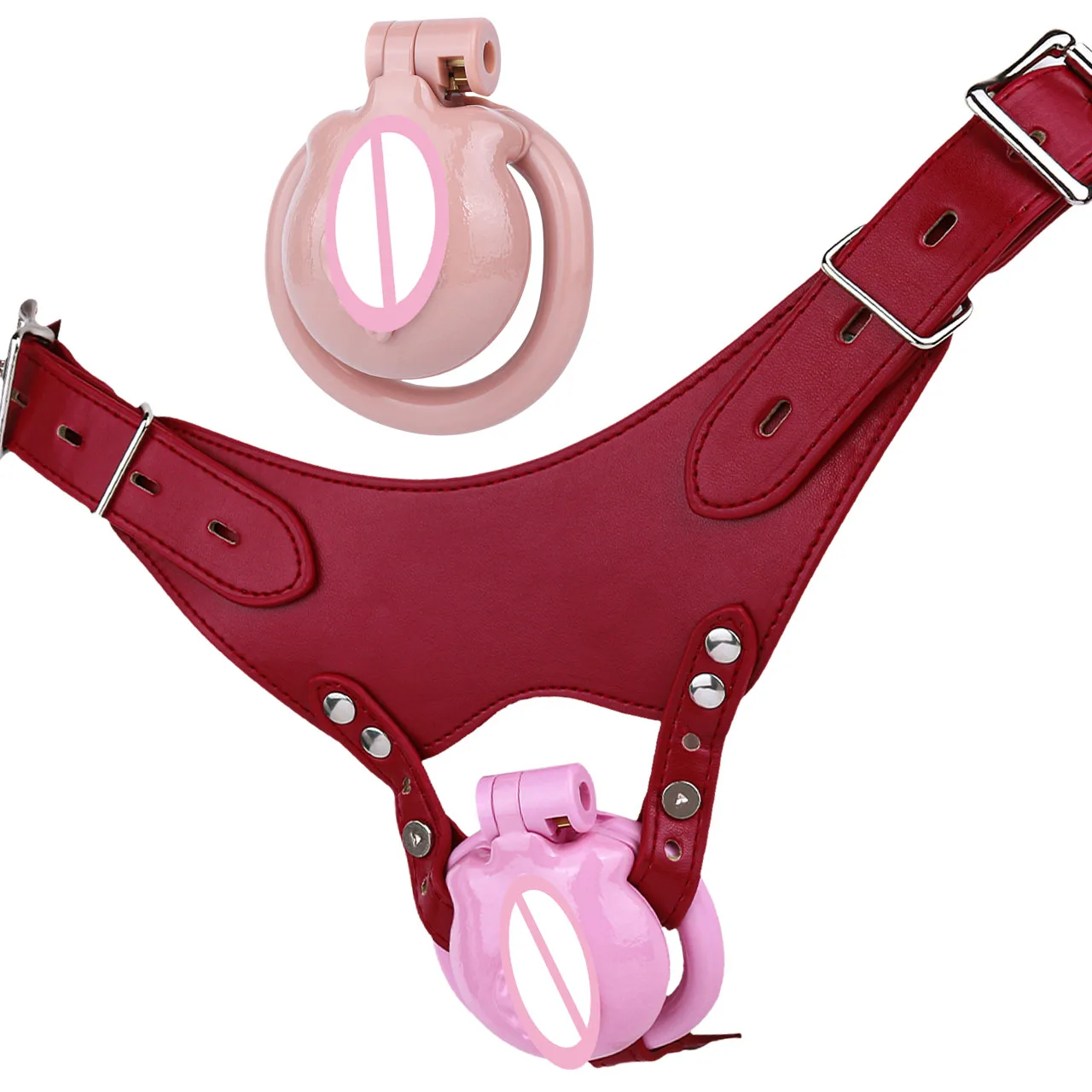 LICKER Male Wearable ABS Chastity Cages Penis Lock Cock Rings Dick Bondage Asceticism Device Sex Toys For Men Sissy Sexy Shop