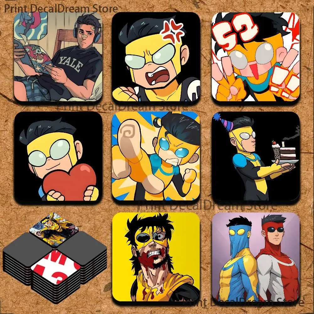 

Superhero I-InvincibleS Sublimation Magnet Cartoon Anime CuteFridge Magnets Personalized Sublimation Products for Kitchen