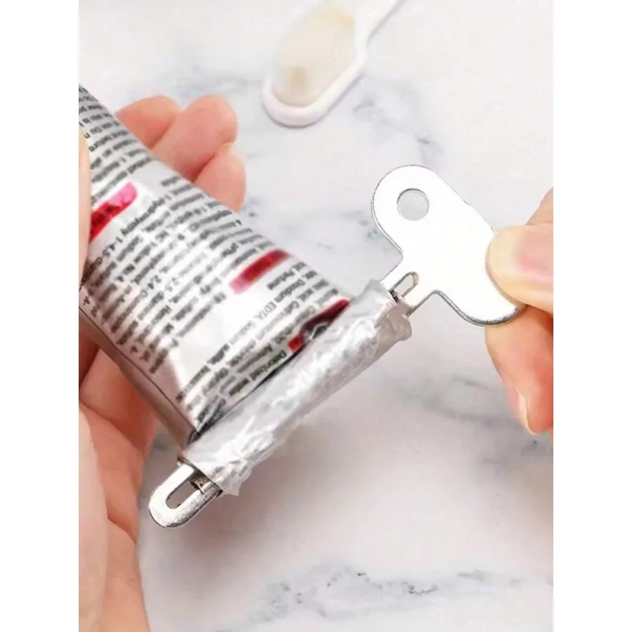 2PCS Random Color Cast Iron Toothpaste Tube Squeezer, Manual Toothpaste Dispenser, Bathroom Accessories Metal Tube Wringer - Detail 1