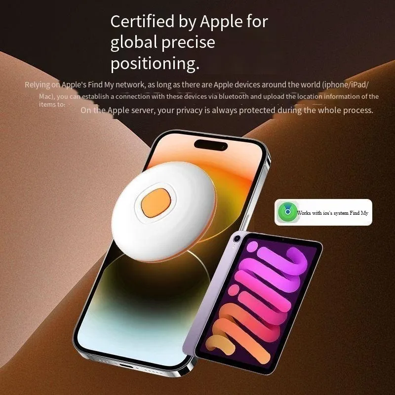 Etiqueta de aire GPS inteligente impermeable Mini rastreador inteligente Bluetooth etiqueta inteligente buscador de niños mascota coche rastreador perdido para Apple IOS sistema encontrar