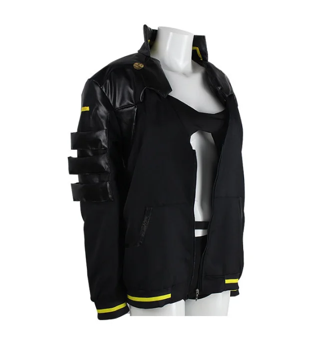 Anime Edgerunners Rebecca Costume Cosplay Giacca Parrucca Adesivi per tatuaggi Copricapo Vestito Costumi di Halloween per donne Abiti cosplay