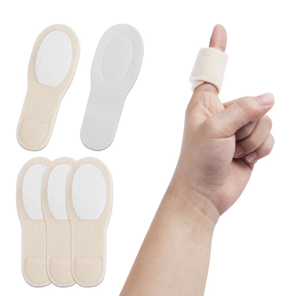 10Pcs Castor Oil Pack Wrap for Fingers, Organic Cotton Reusable Castor Oil Pads for Finger Tingling Finger Arthritis Cracking