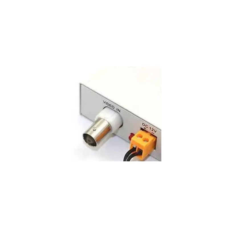 Coaxial Cable BNC Video Signal Amplifier Booster 1CH Coaxial Cable Video Amplifier Signal Extender Booster for CCTV Camera
