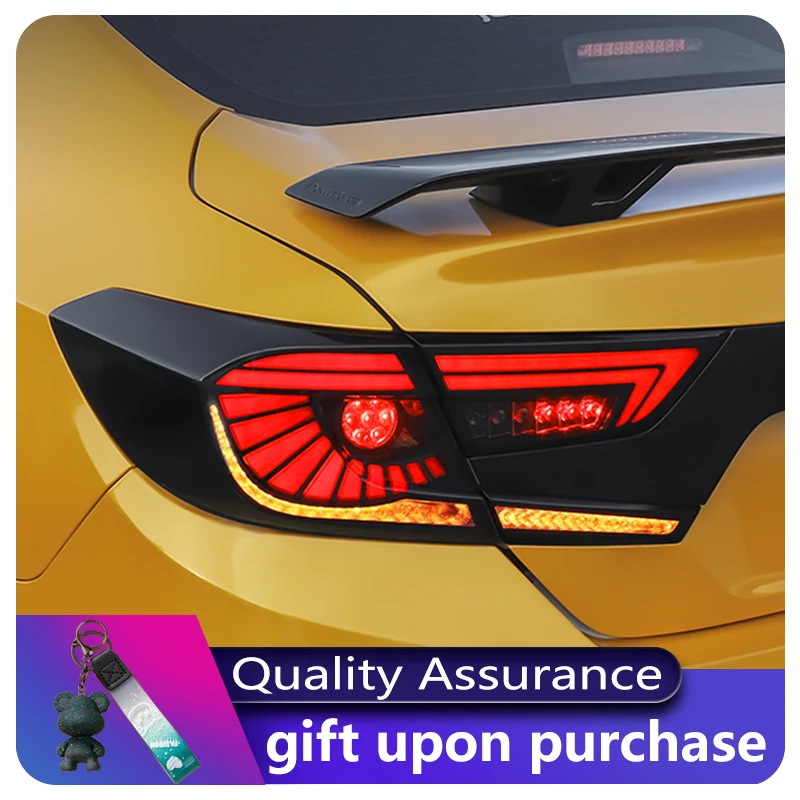 

2 шт. авто фонари для Honda Accord G10 G10.5 2018-2023, модифицированный DRL задний фонарь, светодиодный обновленный динамический тормоз, инструменты, автомобильный аксессуар