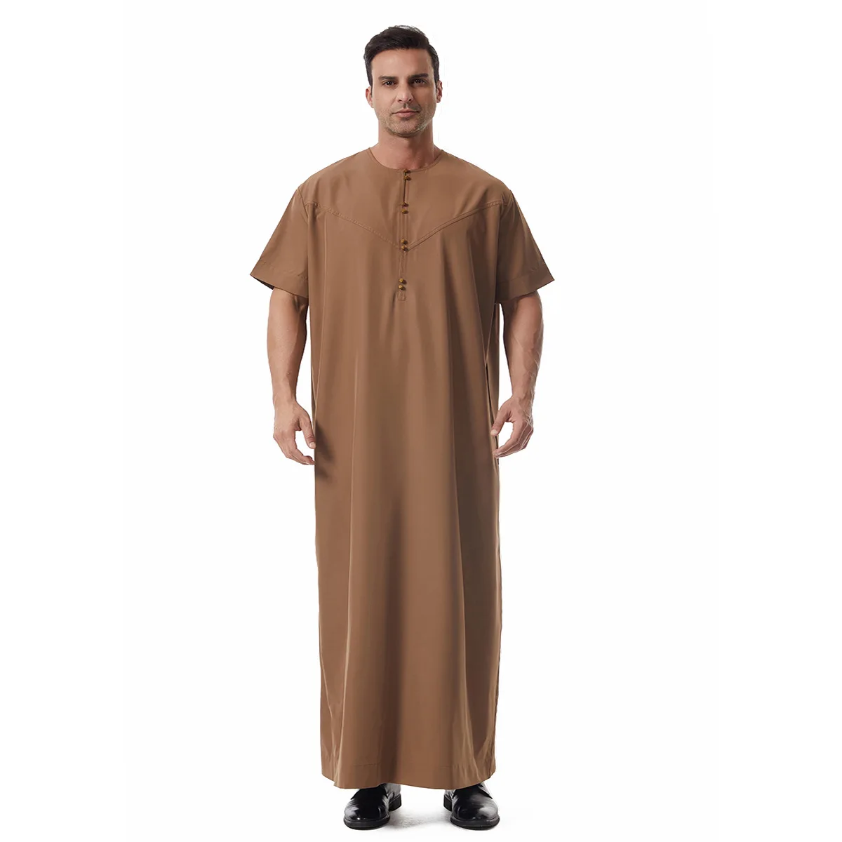 Eid Thobes per Uomo Jubba Thobe Dishdasha Uomini Thawb Thoub Musulmano Islam Abaya Daffah Abito Abito Arabo Saudita Dubai Caftano Djellaba