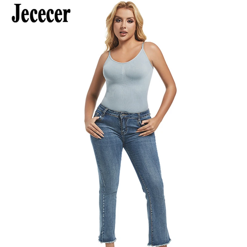 

Jececer боди Корректирующее белье для женщин Корректирующее белье для уменьшения живота и ягодиц Корсет для похудения Тренер для талии Нижнее белье Многоцветное на выбор