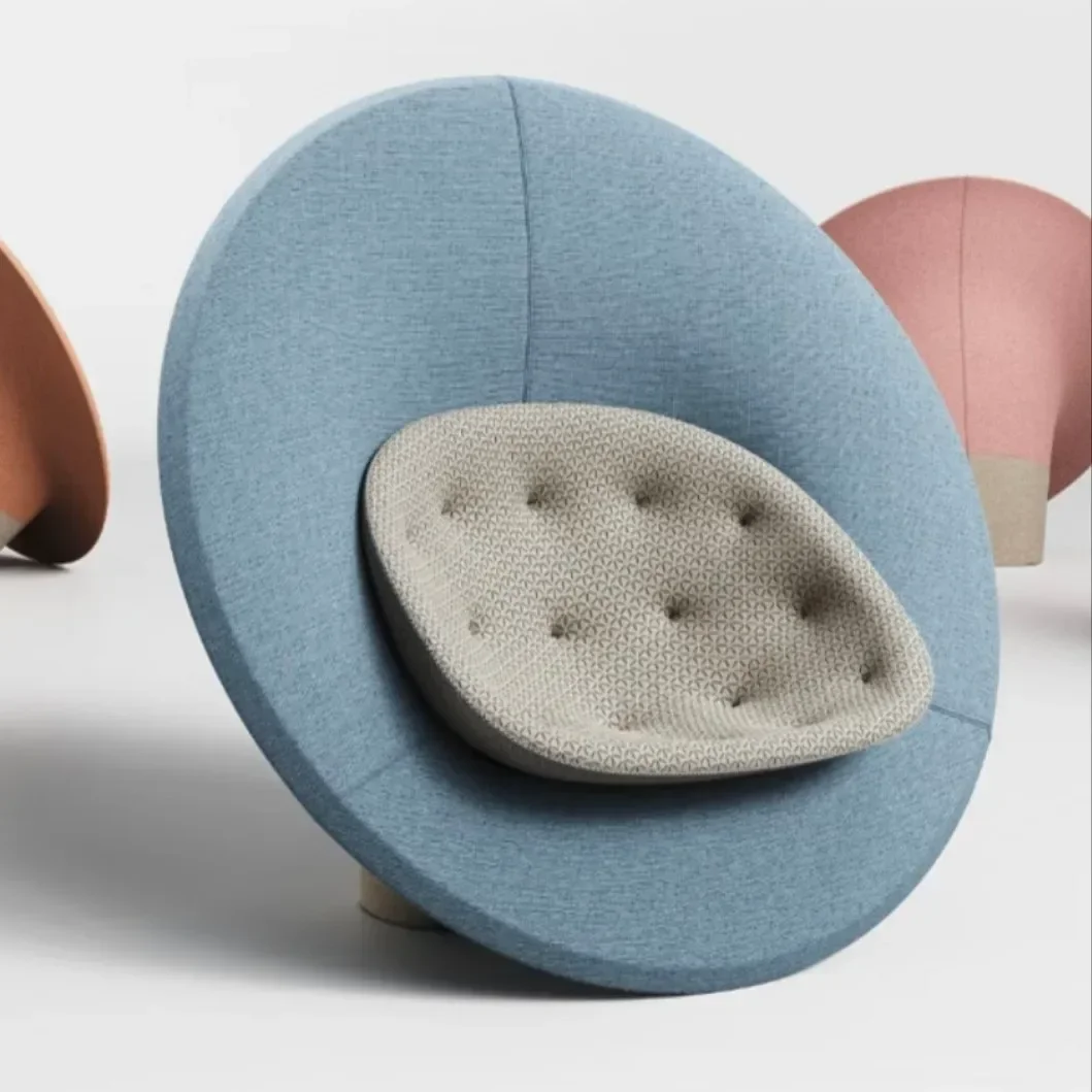 Designer creative morning glory armchair, living room hotel model room leisure flower chair